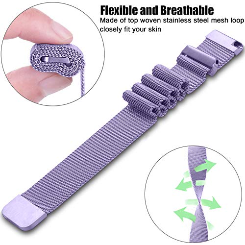 Watdoc Metal Magnetic Band Compatible with Galaxy Watch Active 2, 20mm Stainless Steel Replacement Band for Samsung… - Image 4