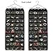 BB Brotrade Hanging Jewelry Organizer,Accessories Organizer,Oxford 80 Pocket Organizer for Holding Jewelries (Black)