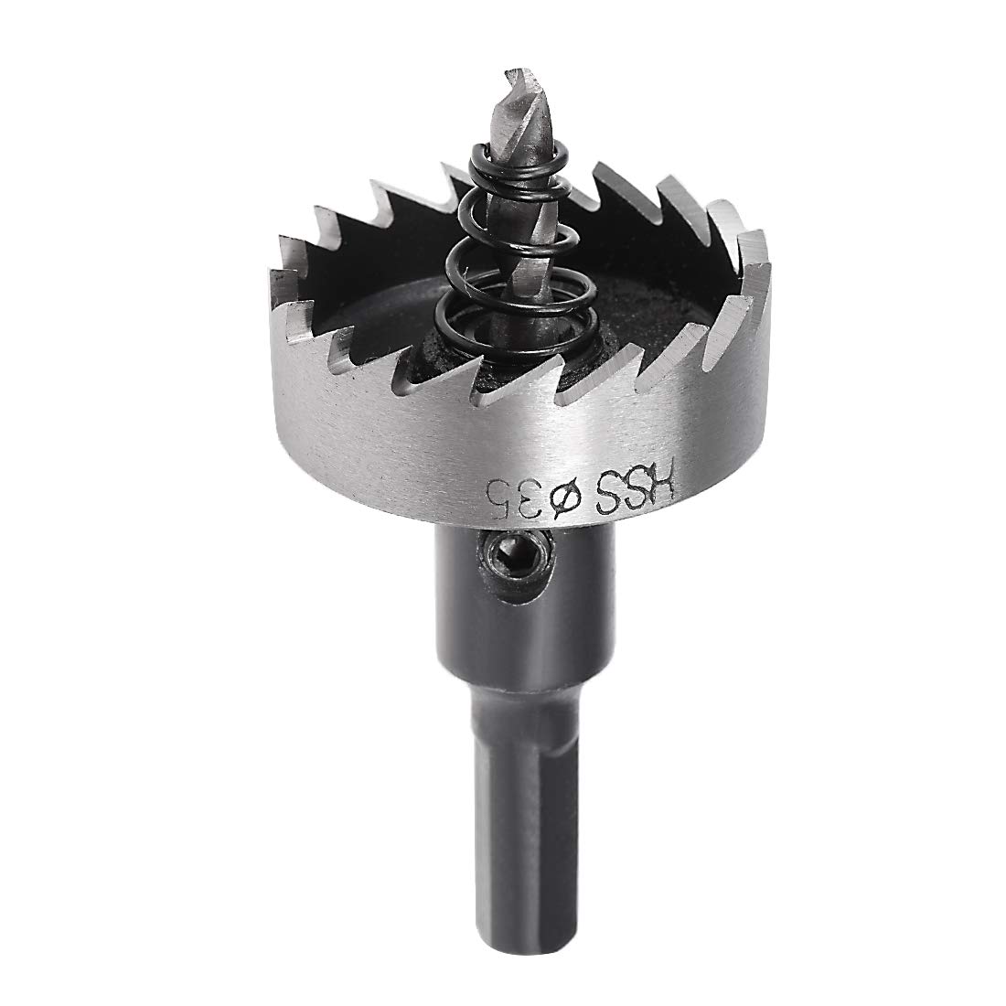 Sourcingmap 35mm HSS Drill Bit Hole Saw Cutter for Metal Alloy Wood