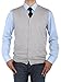 Luciano Natazzi Men's Pullover Vest Buttoned Cotton Sweater Relaxed Fit