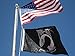Front Line Flags POW MIA Flag 3x5 | Long Lasting Nylon Embroidered Emblem with Quadruple Stitched Fly End | Premium Quality | US Military Banner for Indoor or Outdoor Use
