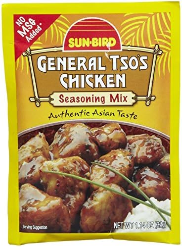 Sun BirdGeneral Tso's Chicken Seasoning Mix, 1.14 oz, 12ct