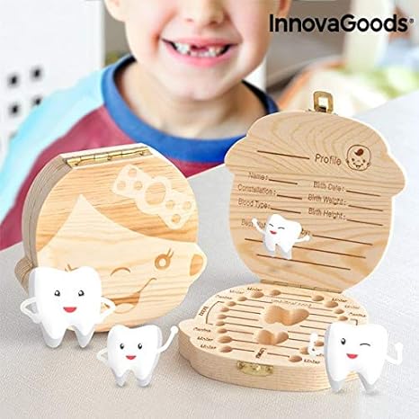 InnovaGoods IG811877 - Caja de recuerdos para bebé, niñas, color: Amazon.es: Bebé