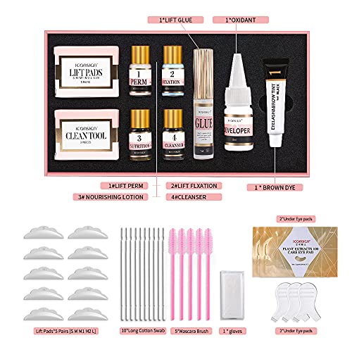 Lash Lift and Tint Kit, Brow Lamination and Tint Kit, Professional Semi