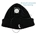 Security Bluetooth Beanie Hat + TouchScreen Gloves, Knitted Music Hat Built-in Stereo Speakers Winter Women and Man Hat for Outdoor Sports, Skiing ,Running, Skating, Walking, Christmas Gifts(Black)