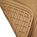 Amazon Basics 4 Piece Rubber Car Floor Mat, Beige