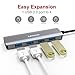 Lenovo USB 3.0 Hub, 4 Ports Aluminum USB 3.0 Data Hub, Slim And Portable, Compatible For USB Type A Devices
