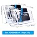 MaxGear Clear Acrylic Business Card Holder 2 Pocket Business Card Display Plastic Business Card Stand Holder Desktop Multi Business Card Holder with 120 Card Capacity,3 Pack