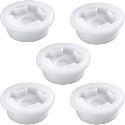 HUIKANGSHENG 5PCS 2 Inch Poly Drum Bung Cap Fine Thread Gasket 55 Gallon Plastic