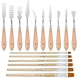 10 Pieces Stainless Steel Spatula Palette Knives