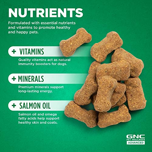 GNC for Pets Advanced Dog Multivitamin Soft Chews 90 ct Salmon Oil