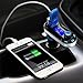 NorSway FM Transmitter Bluetooth Wireless Car Hands Free Car Kit Radio Adapter Support SD Card or USB Music Playing with Dual USB Car Charger for Iphone and Android Silver