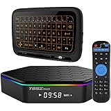 WISEWO Android 7.1 TV Box Amlogic S912 Octa Core Speed 3GB/32GB Dual Wifi 4K2K Smart Mini PC Media Player with Backlit Wireless Touchpad Mini Keyboard