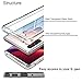 for Samsung Galaxy Note 10 Plus Case Clear Slim Tempered Glass Transparent Back Shockproof Rugged Hybrid Case Cover [VVUP] 6.8