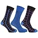 Mens Organic Bamboo Socks With Tetris Design (Pack Of 3)