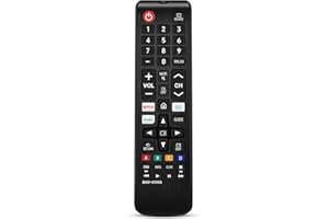 VTINVAN Universal Remote Control for Samsung Smart TV, Control Replacement fit for 4K UHD QLED HDTV LED TVs, with Hulu Netflix PrimeVideo Buttons