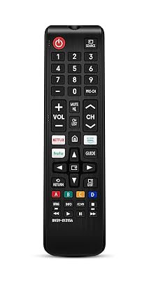 Universal Remote Control for Samsung Smart TV, Control Replacement fit for 4K UHD QLED HDTV LED TVs, with Hulu Netflix PrimeVideo Buttons