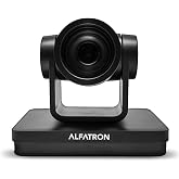 Alfatron ALF-12X-SDIC HD 1080p PTZ Camera w/ 12X Zoom Lens, Zoom Compatible, Clear &amp; Fluent Images, High Signal-to-Noise Ratio for Medium-to-Large Meeting Rooms, and More