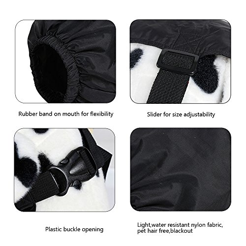 okdeals Dog muzzle,Calming Dog Eye Mask,Multifunctional Pet Anxiety Collar Mask for Medical,Cosmetology,Carsickness,Anxious Medium - Thumbnail 2