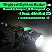 Vision II USB Bike Light with FREE Extra Battery - Powerful 1000 Lumen Rechargeable Headlight Fits all Mountain Bikes, Road Bicycle - Waterproof & Installs in Seconds