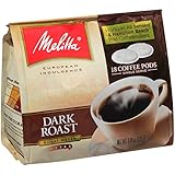 Melitta Coffee Pods for Senseo and Hamilton Beach Pod Brewers, Dark Roast , 4.44-Ounce,(Pack of 6)