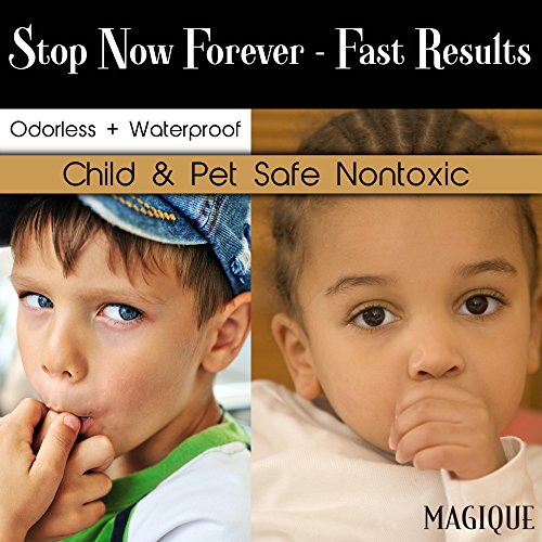 Nail Biting Treatment for Kids & Adults - Thumb Sucking Stop - No Bite Nail Polish - Thumb Guard for Thumb Sucking - Bitter Nail Polish - Nail Biter Stopper - Magique NoBite, 0.5 Fl Oz - Thumbnail 4