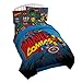 Marvel Superheroes Twin/Full Comforter - Super Soft Kids Reversible Bedding features Captain America and Iron Man - Fade Resistant Polyester Microfiber Fill (Official Marvel Product)