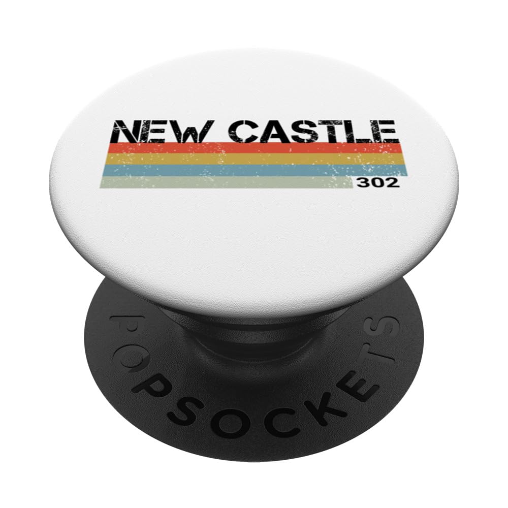 New Castle City Area Code PopSockets Swappable PopGrip