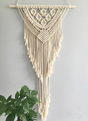 XIULIHUI Handmade Macrame Wall Hanging Woven Tapestry Bohemian Style Living Room Bedroom Nursery Craft Decorations Wall Tapesties