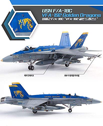 Academy 12547 USN F/A-18E VFA-143 Pukin Dogs 1/72 Scale Model Kit