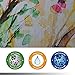 ZSZT Ringless Shower Curtain, Built-in Eyelets Design for Flexible Installation, Waterproof Polyester Fabric (180 X 180cm 71 X 71 inch)