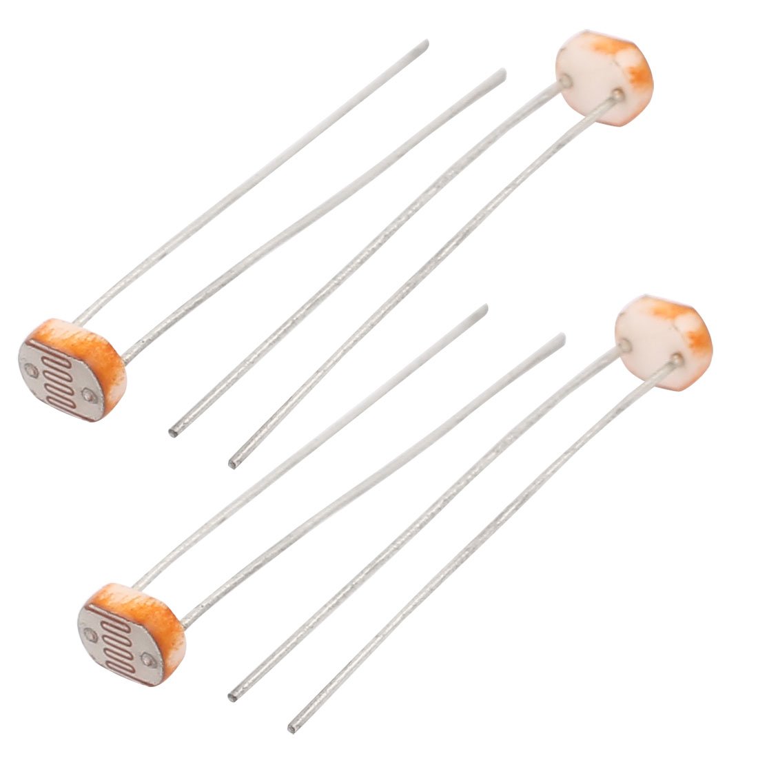 Sourcing Map Fotowiderstand GL5549 10 Stück - Lichtabhängiger Widerstand 5mm LDR