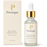 PRESTIQUE Revive Multi-Molecular Hyaluronic Acid Serum &ndash; Deep Hydrating Facial Serum with Vitamin C &amp; Centella Asiatica &ndash; Anti-Aging, Fragrance Free, Fast Absorbing, Made in the USA, 1 fl oz
