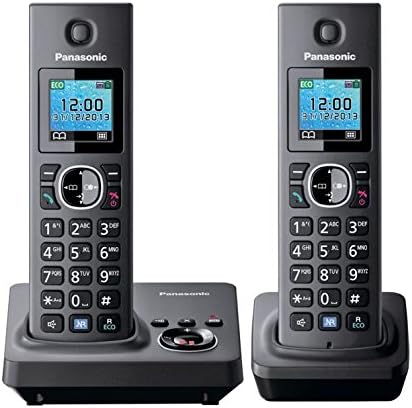 Panasonic KX-TG7862 2 Handset Cordless Phone 220-240 Volts 50/60Hz Export Only