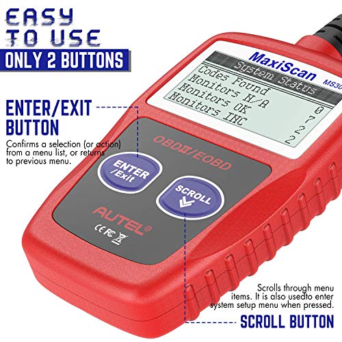 Autel OBD2 Scanner MS309 Universal Car Engine Fault Code Reader, Check