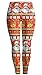 Sister Amy Women's High Waist Printed Santa Claus Ankle Elastic Tights Legging