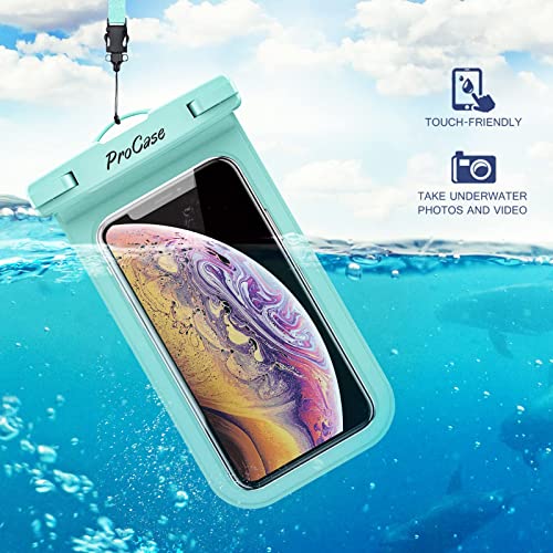 ProCase 2 Pack Universal Waterproof Case Phone Pouch Holder, 7