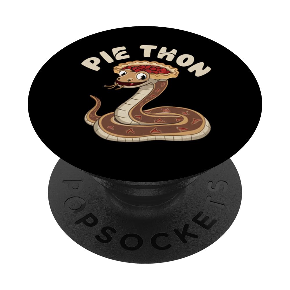Funny Pie Thon Python Snake Pun Print PopSockets Swappable PopGrip