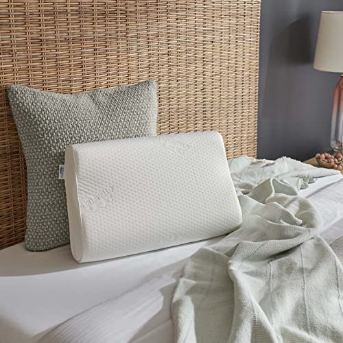 TempurPedic TEMPURCloud Breeze Dual Cooling Pillow, Queen, White