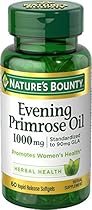 Nature's Bounty Standardized Gla 9% Evening Primrose Oil 1,000 mg 60 Sgels