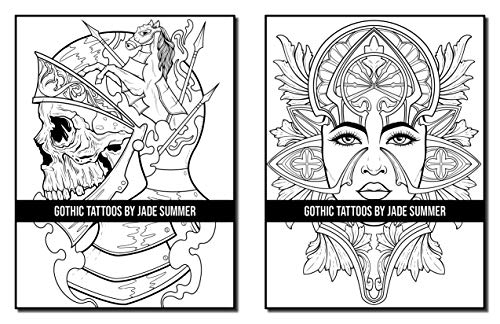 tattoo coloring book for adults over 300 coloring pages for adult relaxation with beautiful modern tattoo designs such as sugar skulls hearts roses and more pricepulse