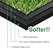 WMG GRASS Premium Artificial Grass, Drainage Mat, 3' x 5' Artificial Turf for Dogs, Cats, Pets, Turf Realistic Indoor/Outdoor for Garden, Patio (15 sq ft)