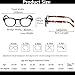 Kerecsen Reading Glasses Fashion Men and Women Readers Spring Hinge with Pattern Design Eyeglasses for Reading (5 Pack Mix Color, 1.5)