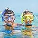 Snorkel Mask Set - Snorkeling Gear - Double Lens Diving Mask & Snorkel w/ Dry Top, Lower Purge Valve, Perfect for Diving, Snorkeling, Swimming -Ivation