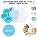 Silicone Egg Bites Molds by Eggcellent: Food Grade Silicone Non-Stick Multipurpose Stackable Storage Container | Flexible Baby Food Freezer Tray With Lid | Instant Pot Accessory Fits Pressure Cooker