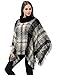 Womens Knitted Poncho Cape Pullover Sweater Turtleneck Tassel Winter Shawl