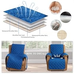 TOMORO Non-Slip Quilted Recliner