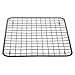 InterDesign Gia Kitchen Sink Protector - Wire Grid Mat, Sink Strainer – Regular, Matte Black