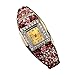 Creazy Women Quartz Luxury Crystal Flower Bracelet Watch