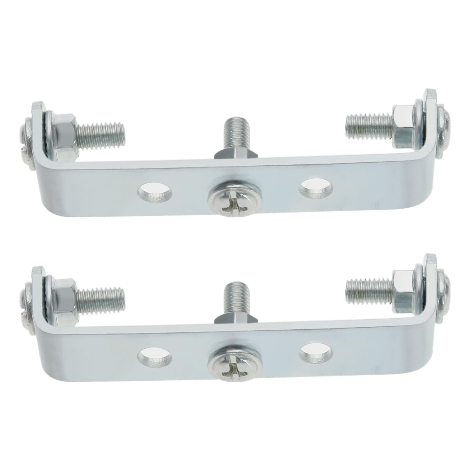 Be In Your Mind 2pcs Bicycle Rear Bracket Bike Rear Rack Mount Adapter U-shaped Rear Bracket Adapter for Mountain Bikes Folding Bikes Stainless Steel Bracket Mount Adapter